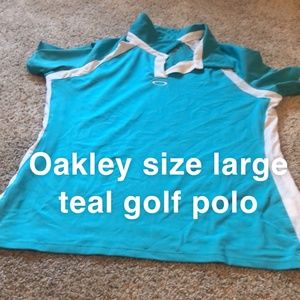 Oakley women's golf polo size large
